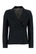 Brunello Cucinelli Doppiopetto Blazer — Navy