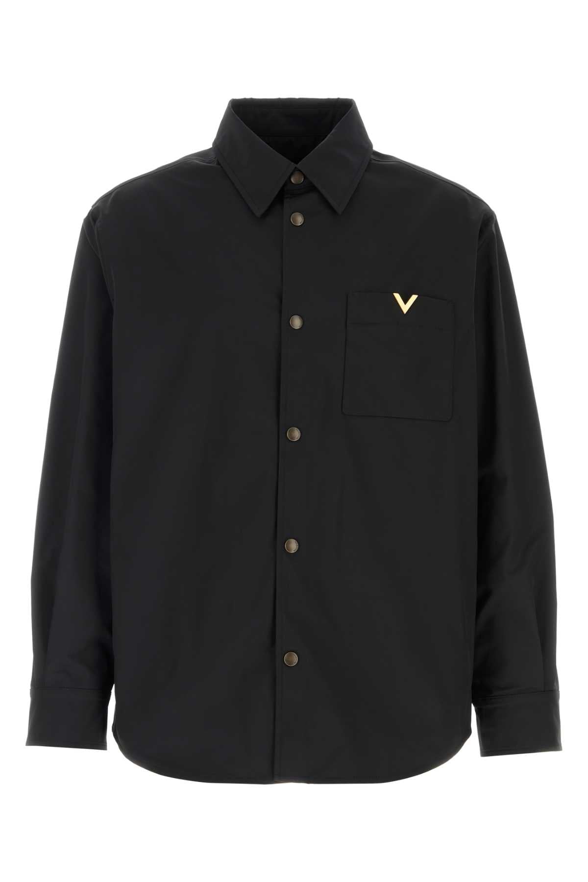 Valentino Garavani Vgold Shirt — Black