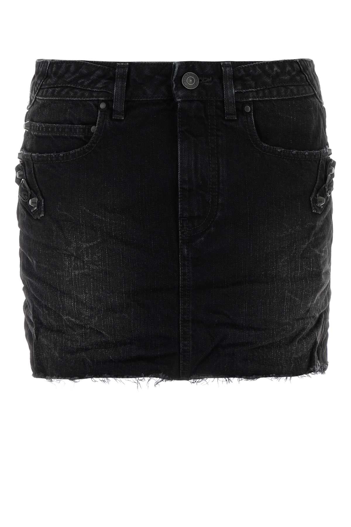 Balenciaga City Skirt — Black