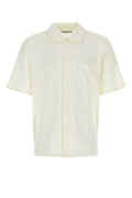 Our Legacy Cotton-Blend Short-Sleeve Shirt — White