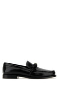 Mocasín de piel Tangle de Jil Sander — Negro