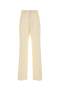 Maison Margiela Mohair Blend Trousers — Beige