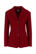 Loewe Wool Blend Blazer — Red