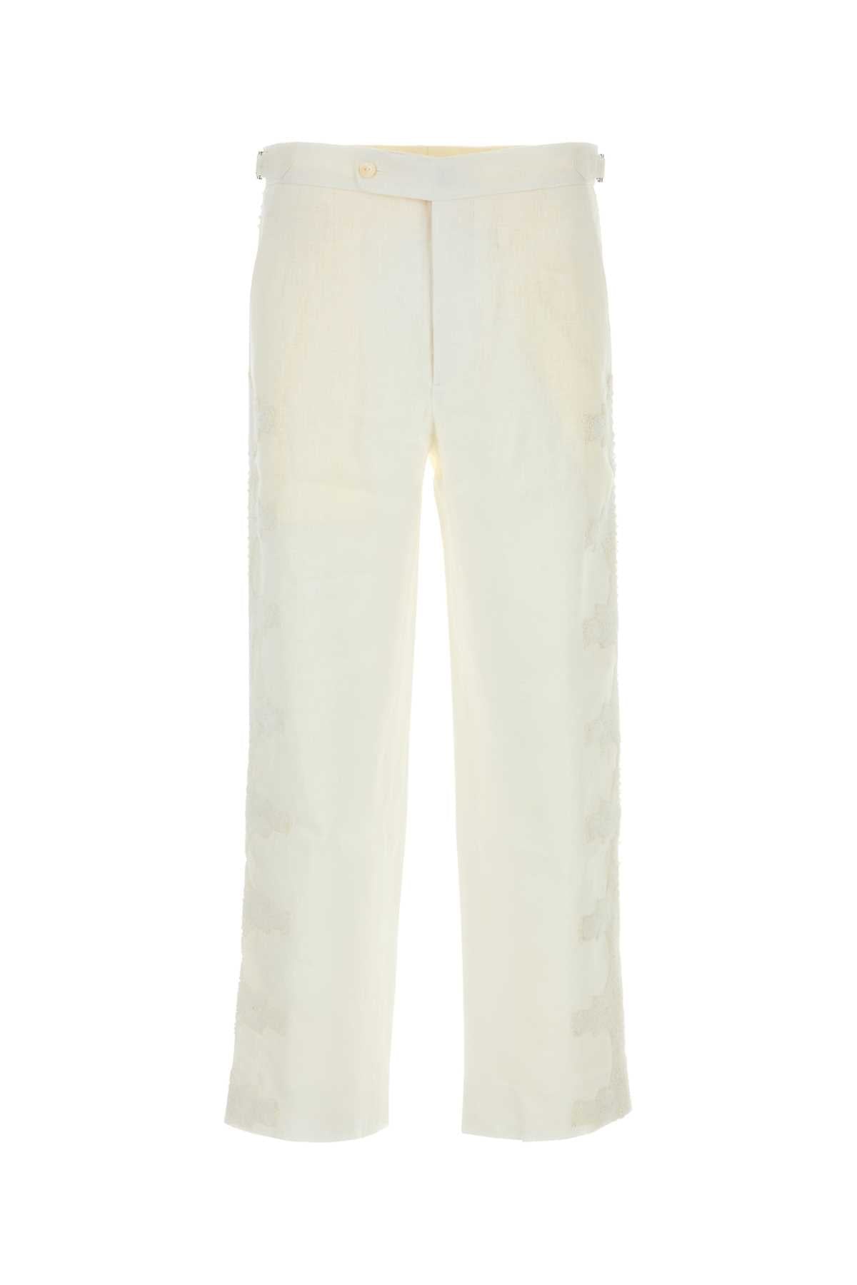 Bode Salt Marsh Trousers — White