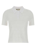 Tory Burch Viscose Polo — White