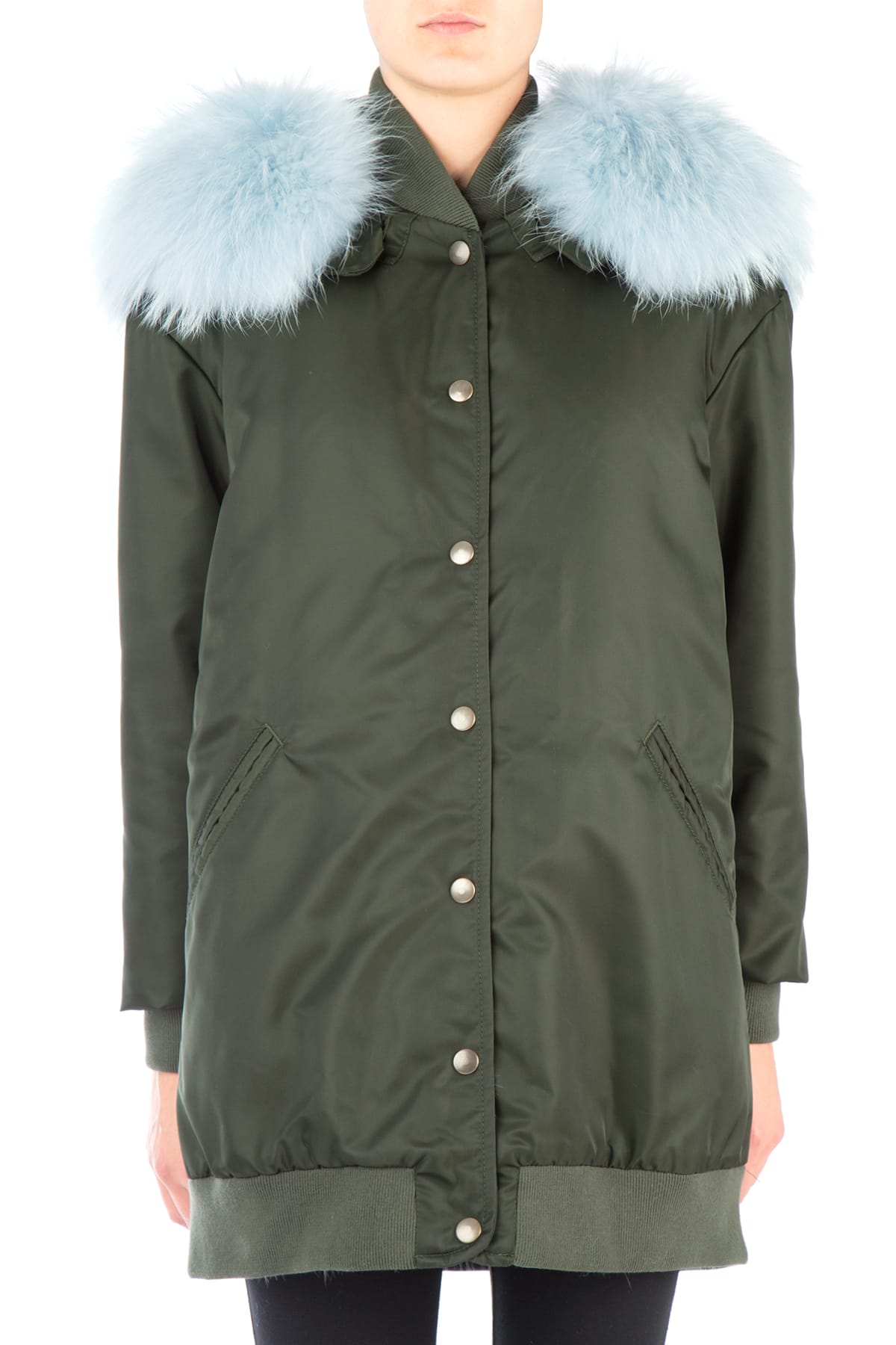 Mr&Mrs Italy Bomber Down Jacket — Green