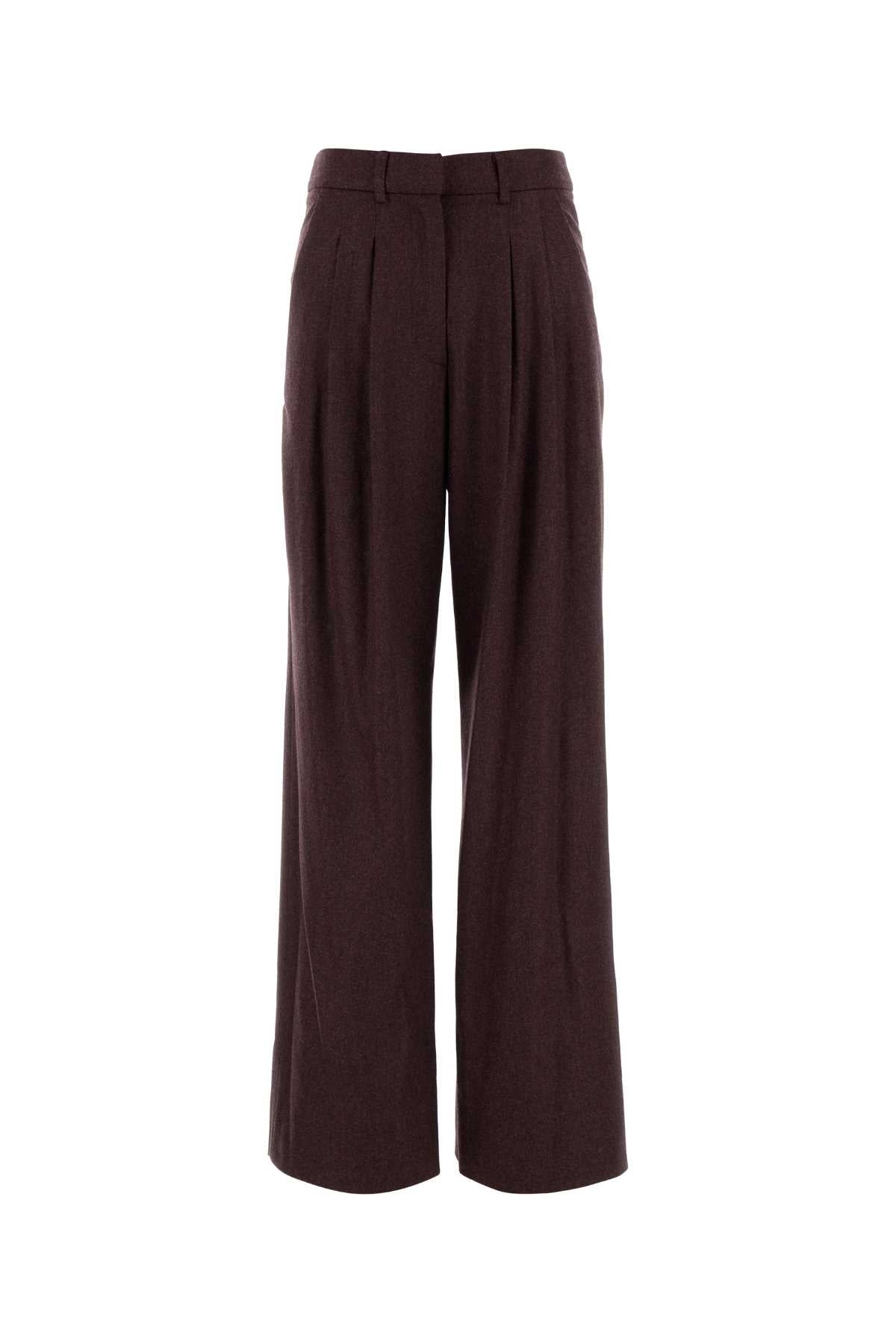 Pt Torino Virgin Wool & Cashmere Trousers — Red