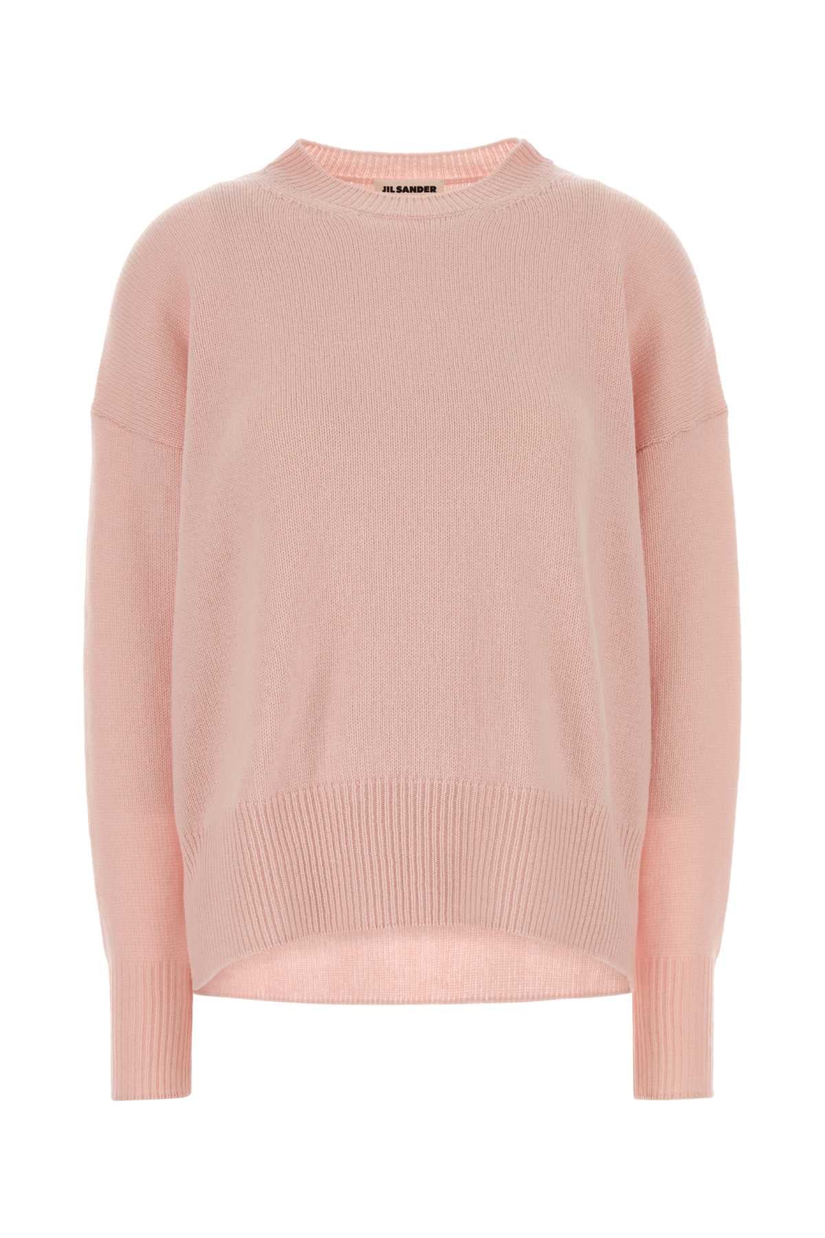 Jil Sander Pure Cashmere Sweater — Pink