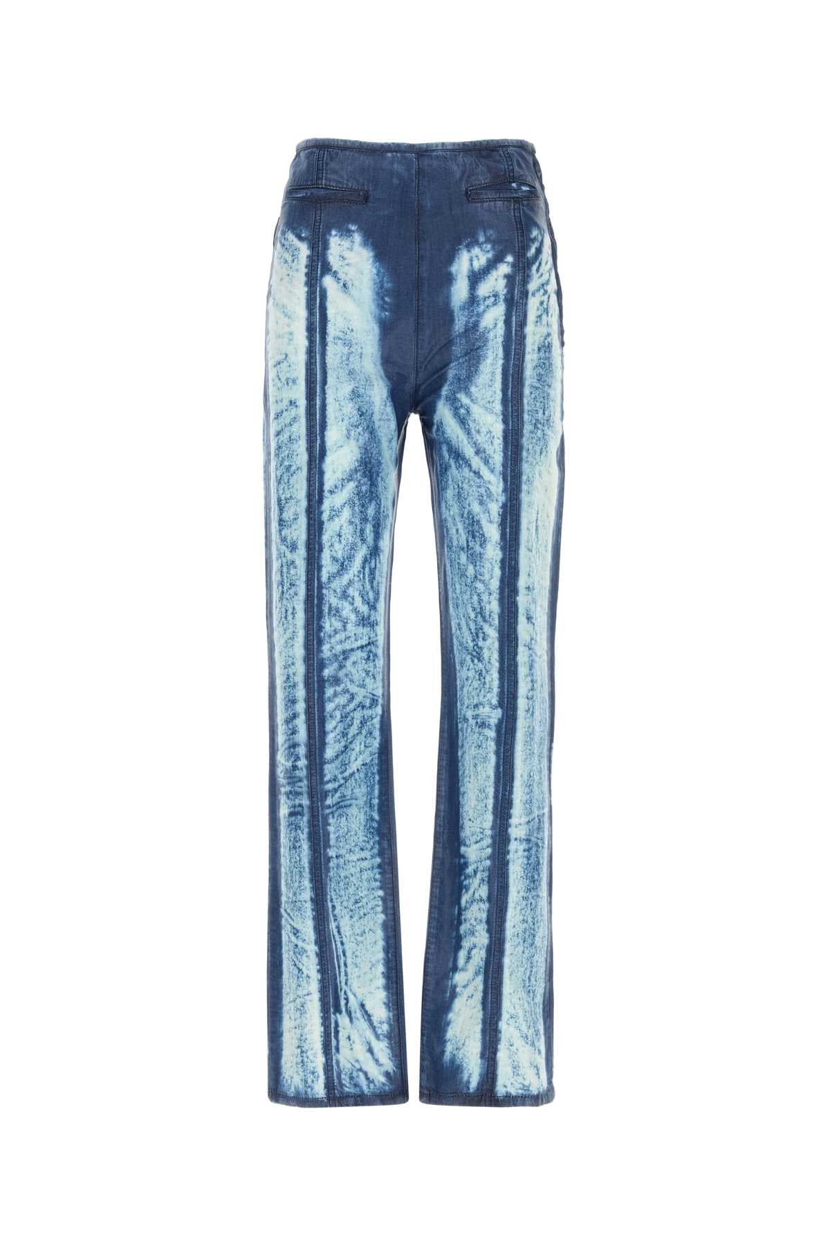 Diesel Acid-Wash Lyocell Jeans — Blue