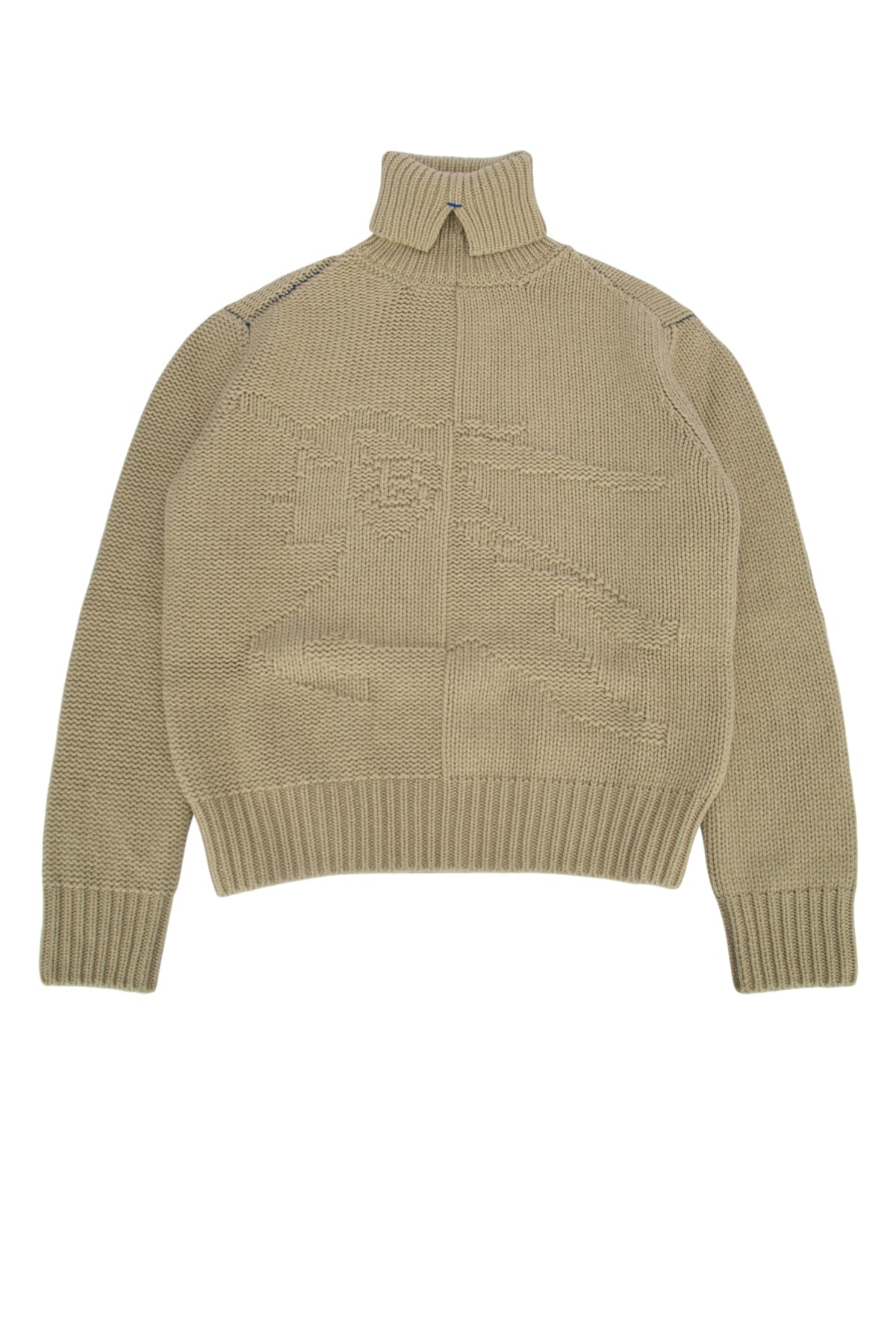 Burberry Cashmere Turtleneck Sweater — Green
