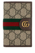 Gucci Ophidia Card Case — Beige