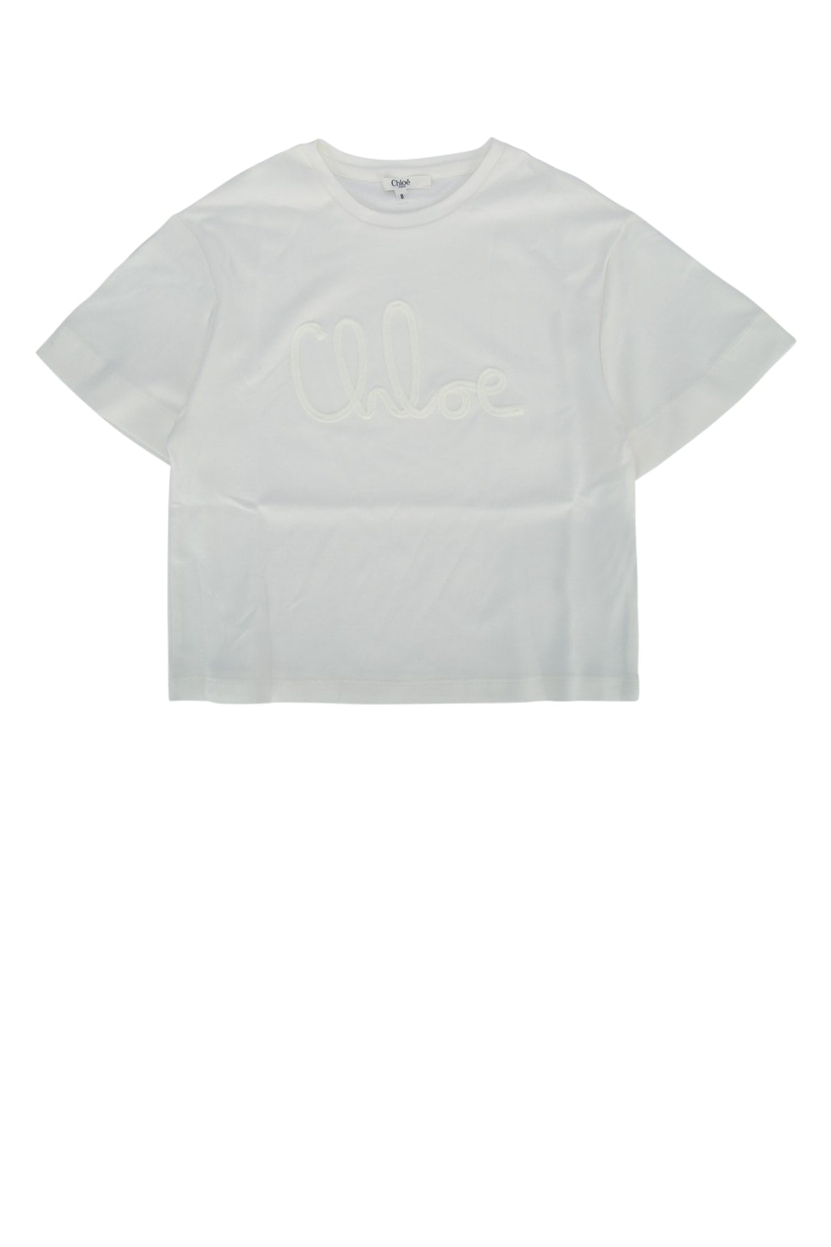 Chloe Kids Sleeves T-Shirt — White