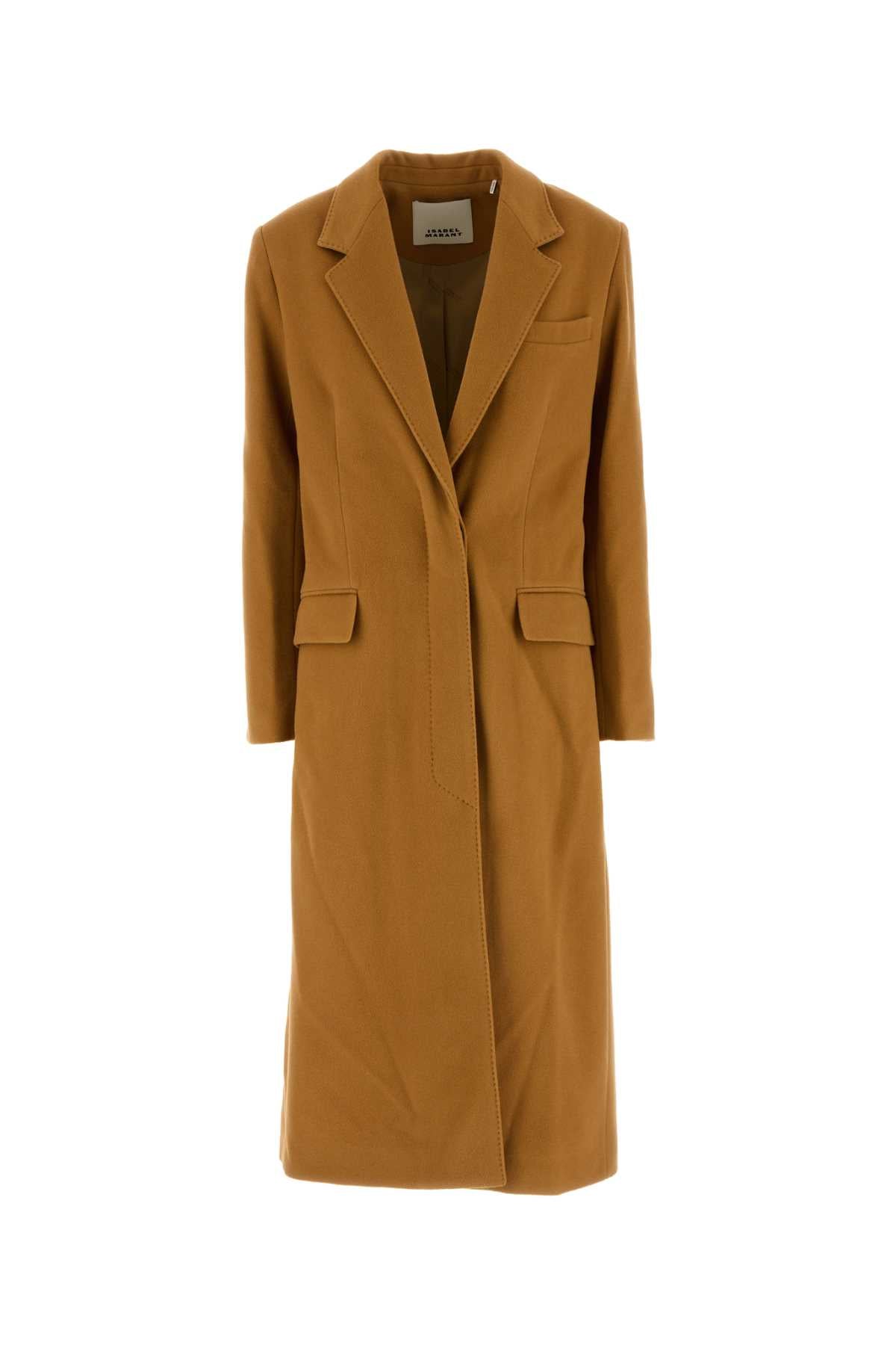 Isabel Marant Ellenita Coat — Camel