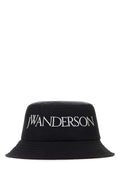 JW Anderson CUFFIA Nylon Blend Bucket Hat — Black