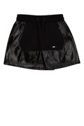 Dkny Junior Metallic Panel Shorts — Black