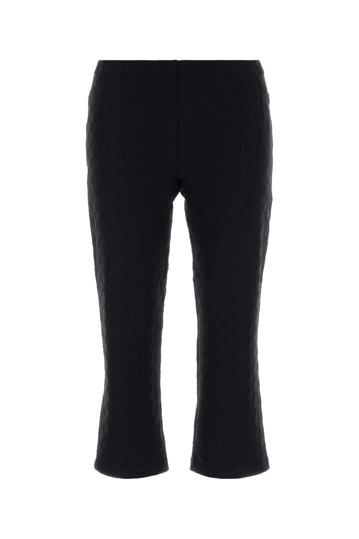 Gucci Jersey Mix Polyamide Capri — Black