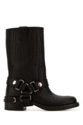 Miu Miu Quilted Leather Boot — Brown