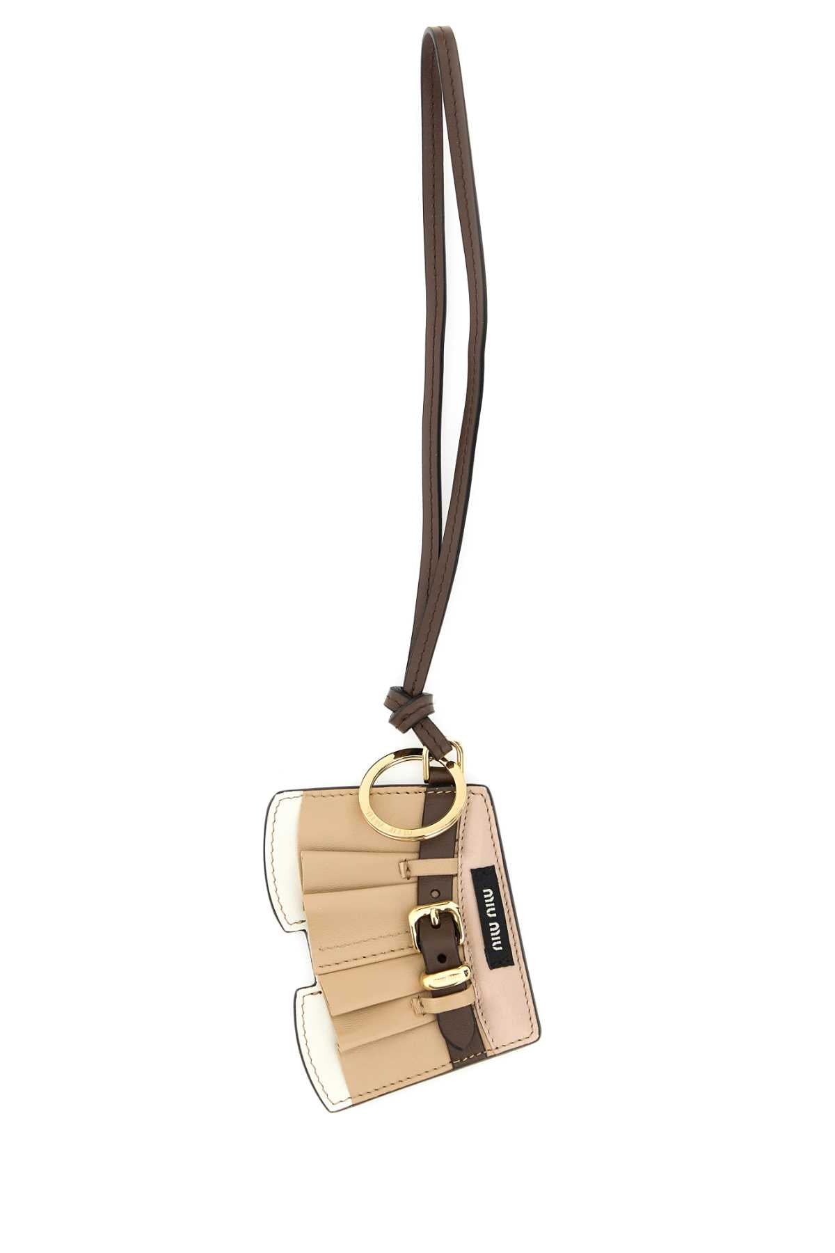 Miu Miu Aventure Card Case — Beige