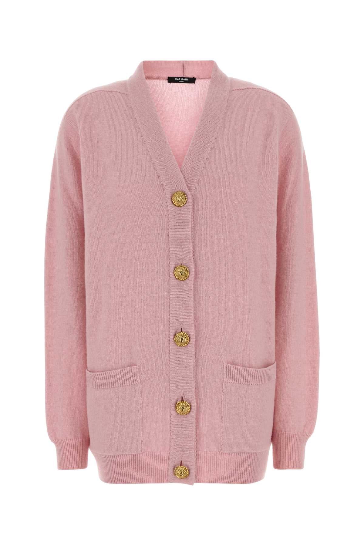 Cárdigan suelto Balmain — Rosa
