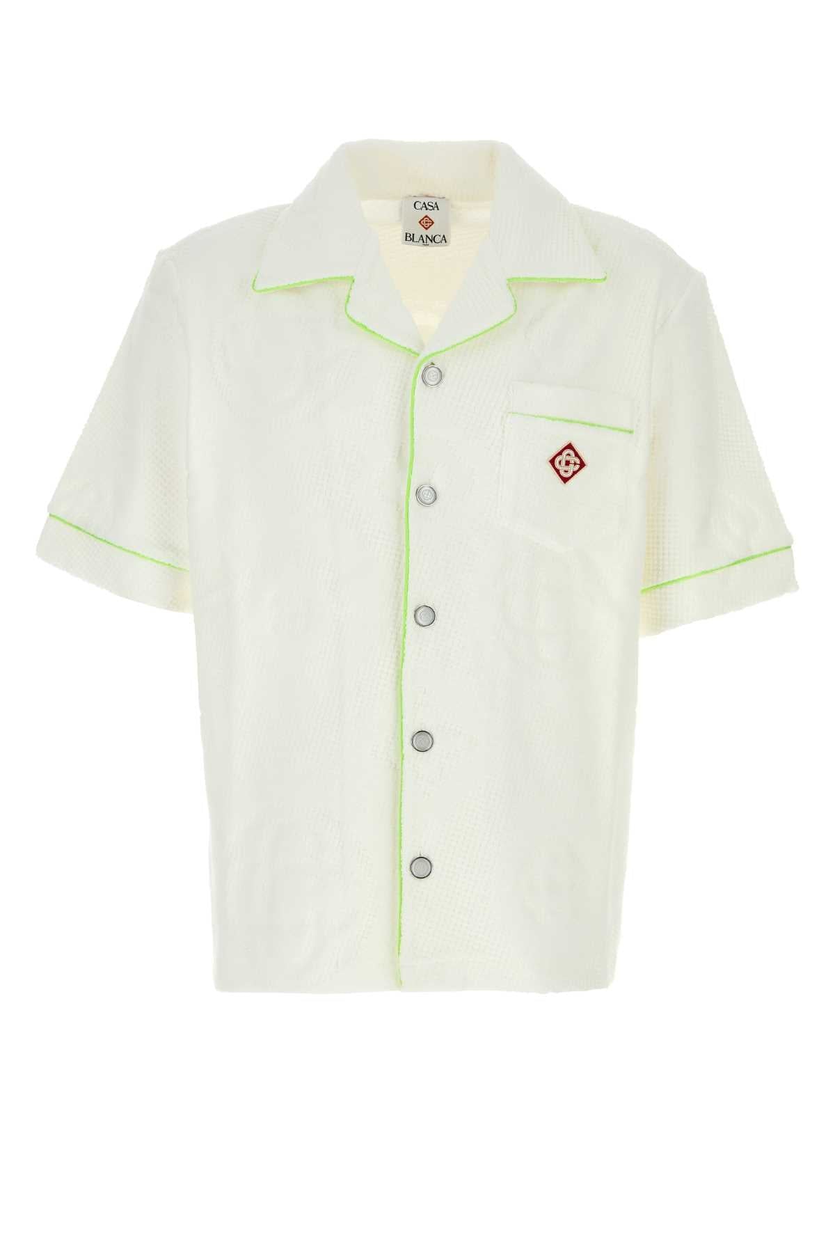 Casablanca Monogram Shirt — White