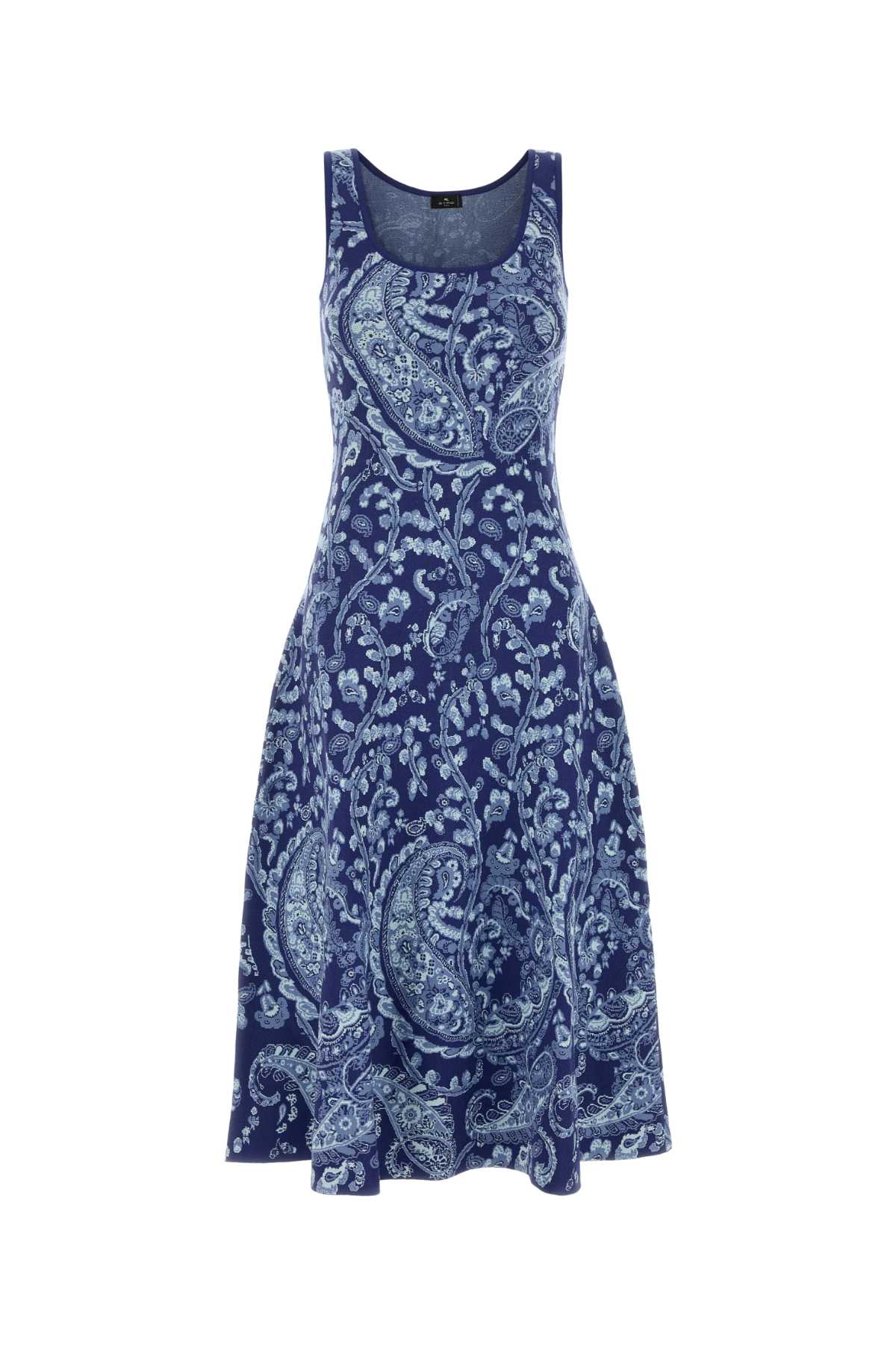 Etro Smanicato Dress — Navy