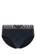 Emporio Armani Stretch Cotton Brief — Navy