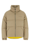 Khrisjoy Quilted Nylon Down Jacket — Beige
