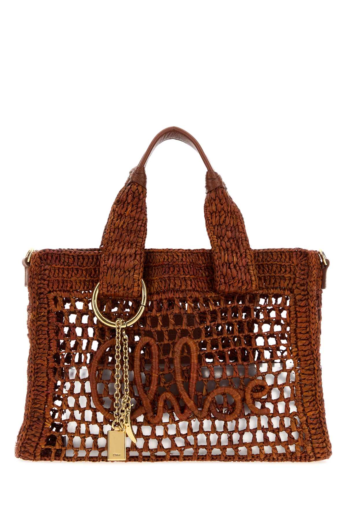 Chloé Summer Banana Tote Bag — Brown