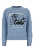Ganni Wool Sweater — Blue