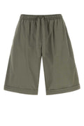 Dolce & Gabbana Cotton Poplin Bermuda Shorts — Green