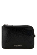 Alexander McQueen Coin Card Case — Black