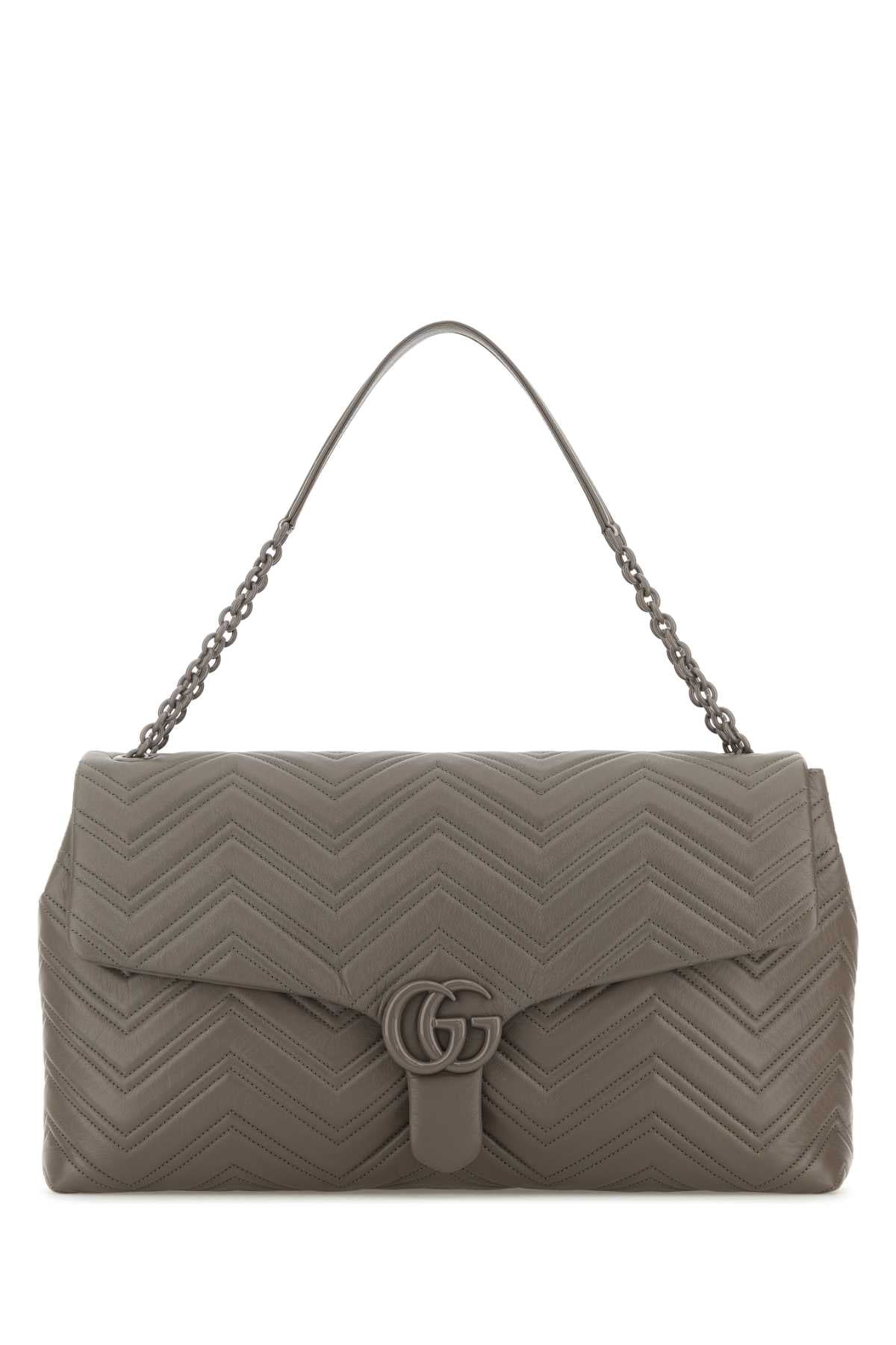 Gucci GG Marmont Shoulder Bag — Gray