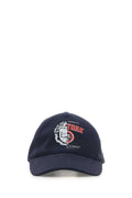 A.P.C. CASQUETTE Logo-Embroidered Cotton Baseball Cap — Navy