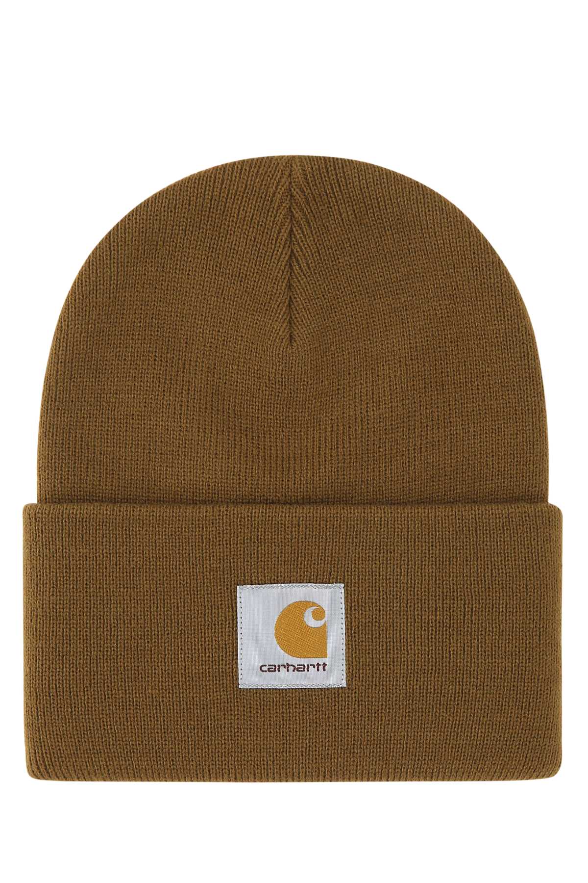 Carhartt Wip Acrylic Acrylic Knit Beanie — Brown
