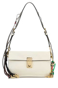Prada Vitello Leather Shoulder Bag — White