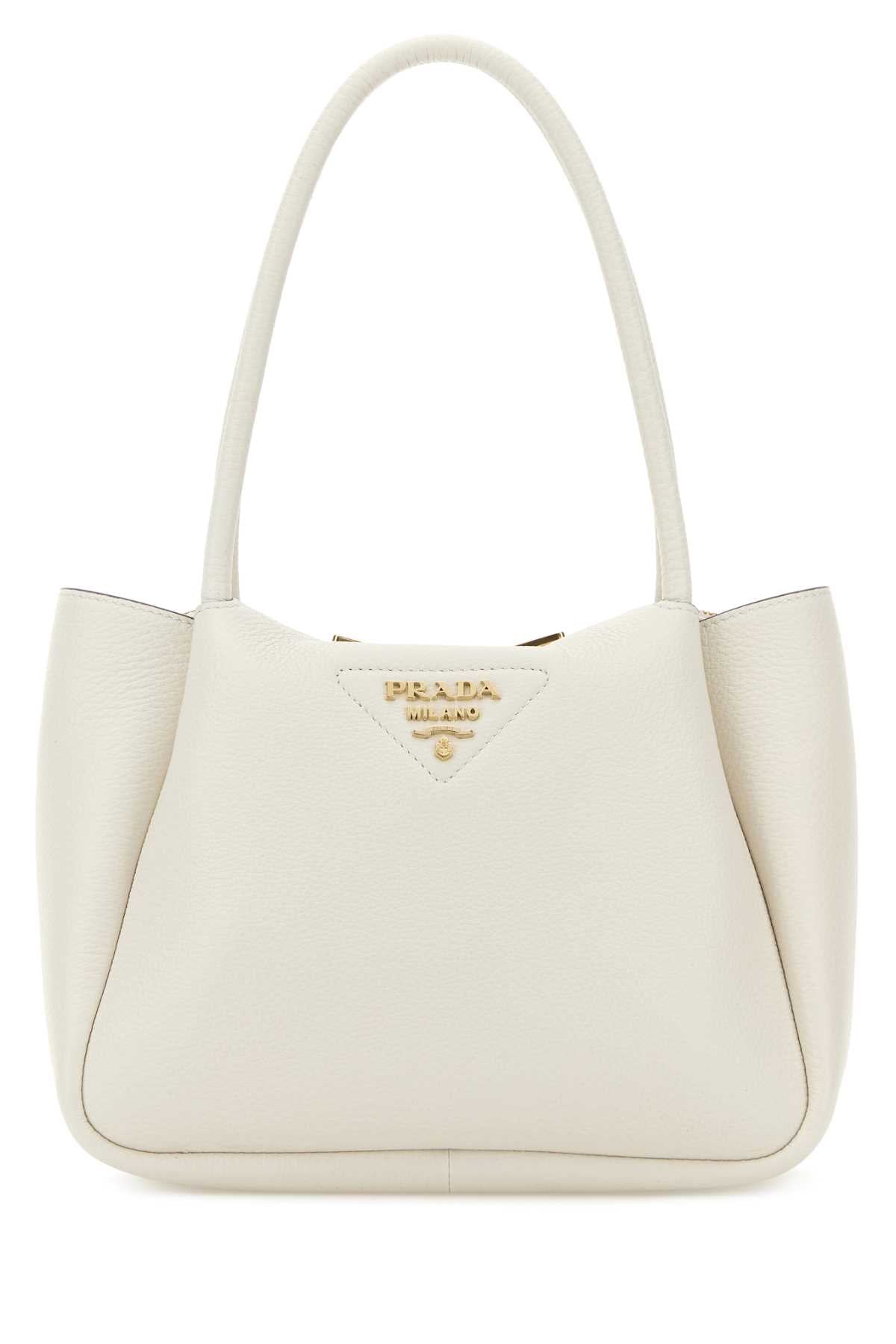 Prada Milano Shoulder Bag — White