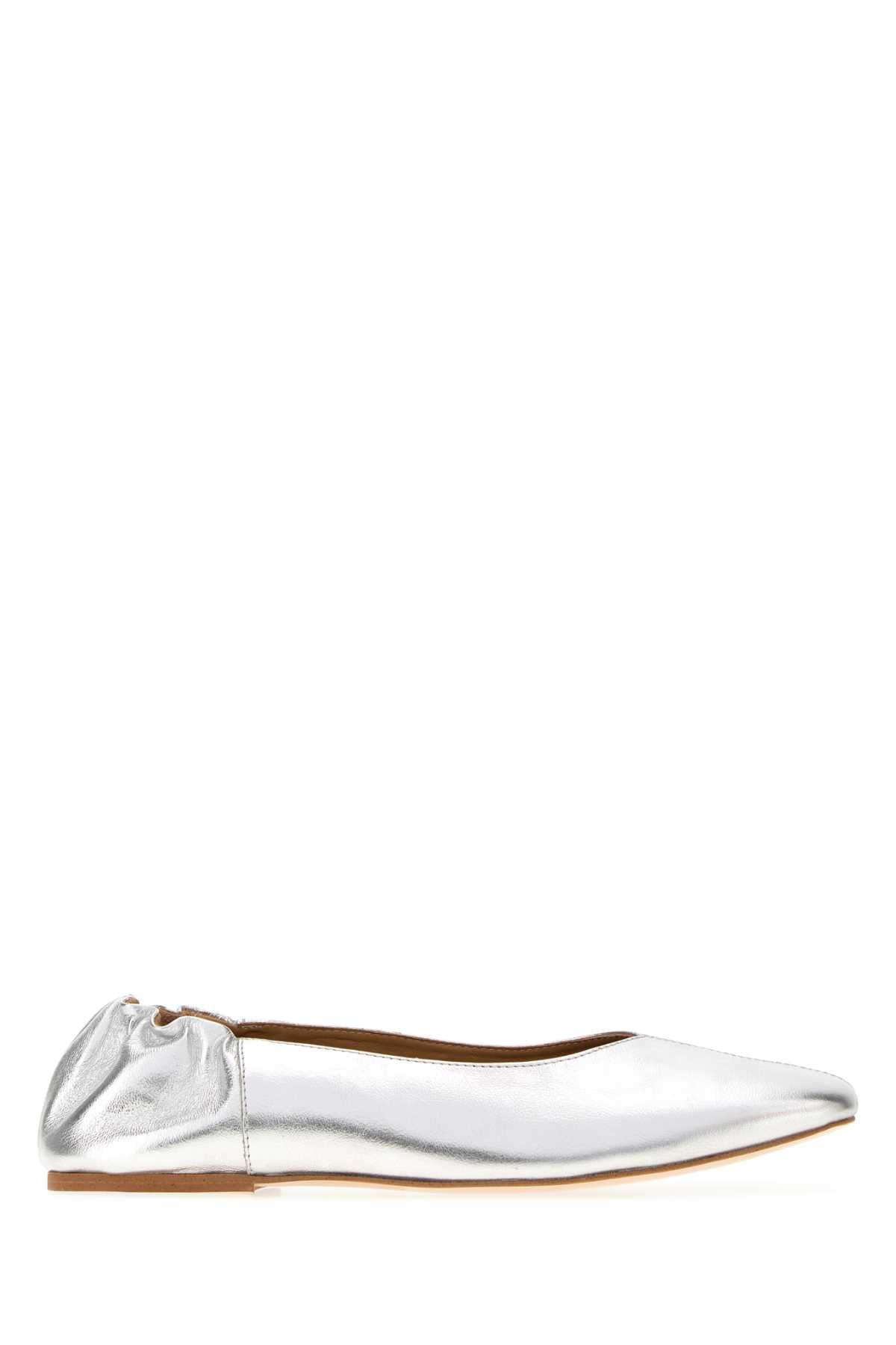 A.P.C. Juliet Ballet Flat — Silver