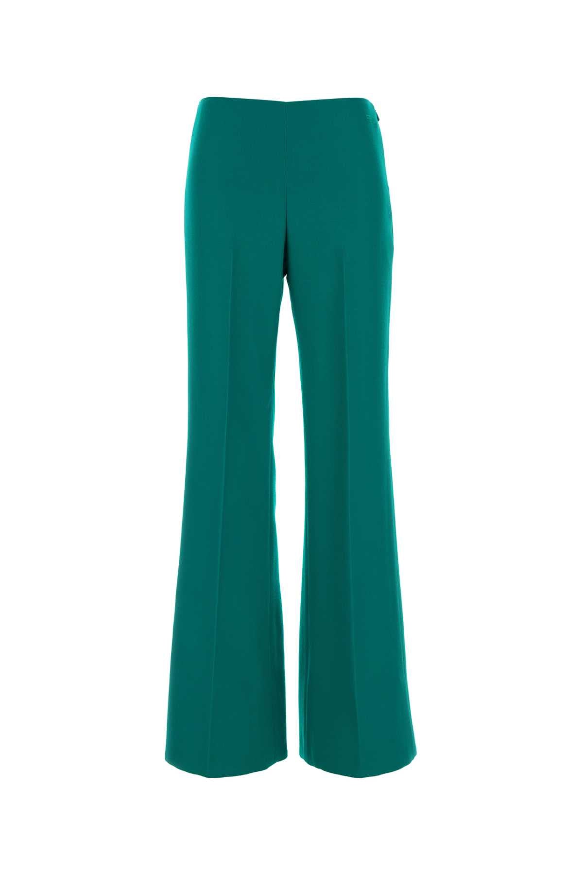 Fendi Grain Trousers — Green