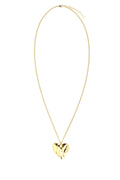 Amina Muaddi Heartbreaker Necklace — Gold