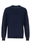 Fedeli Girocollo Sweater — Navy