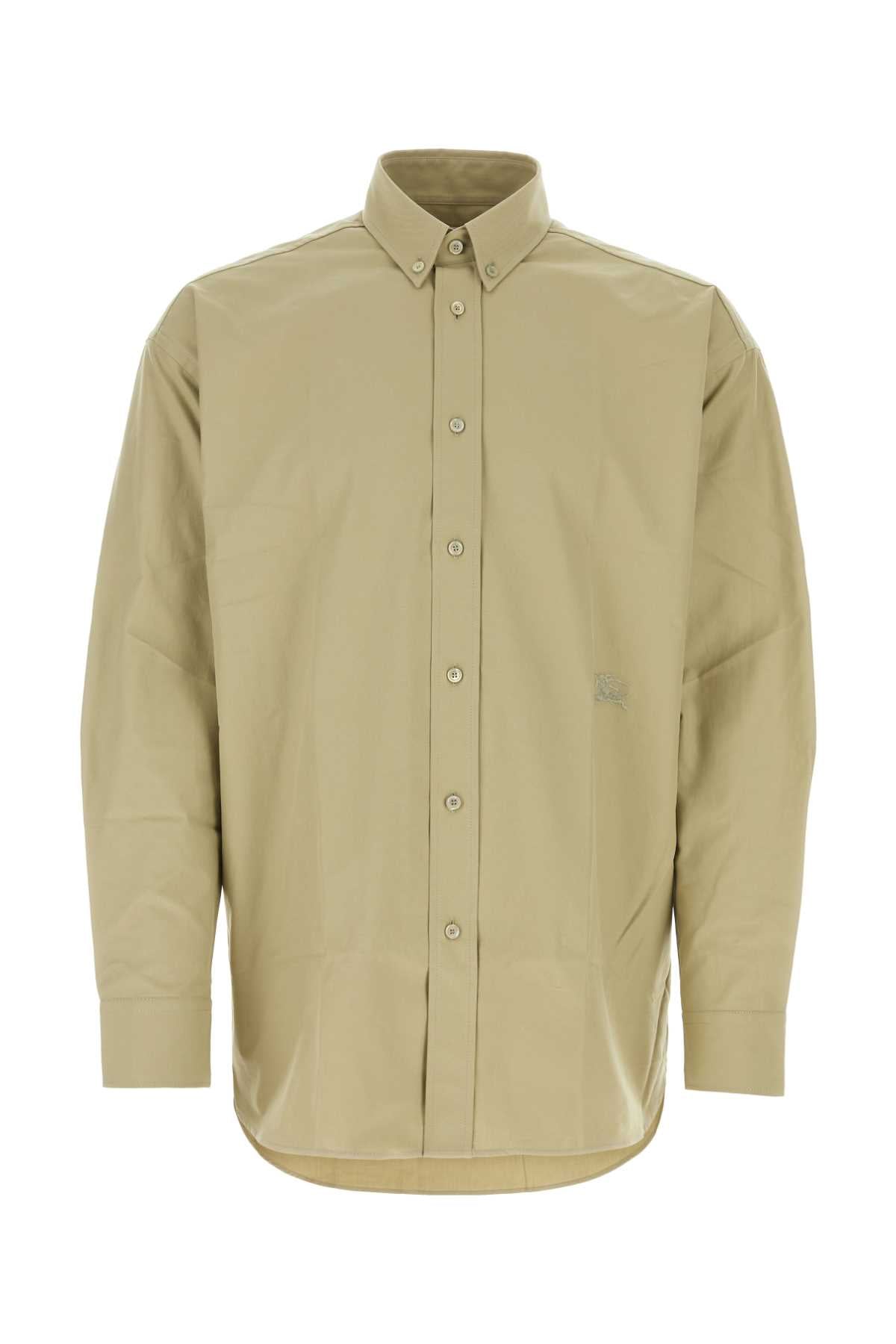 Burberry Oxford Cotton Shirt — Green
