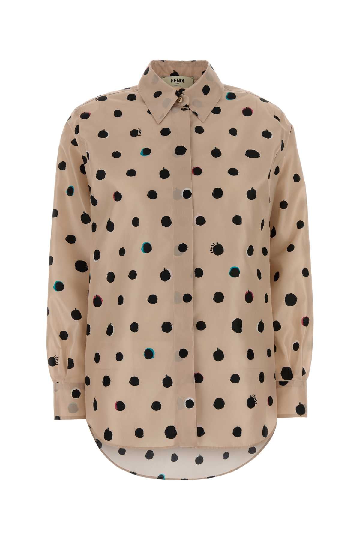 Fendi Falena Shirt — Beige