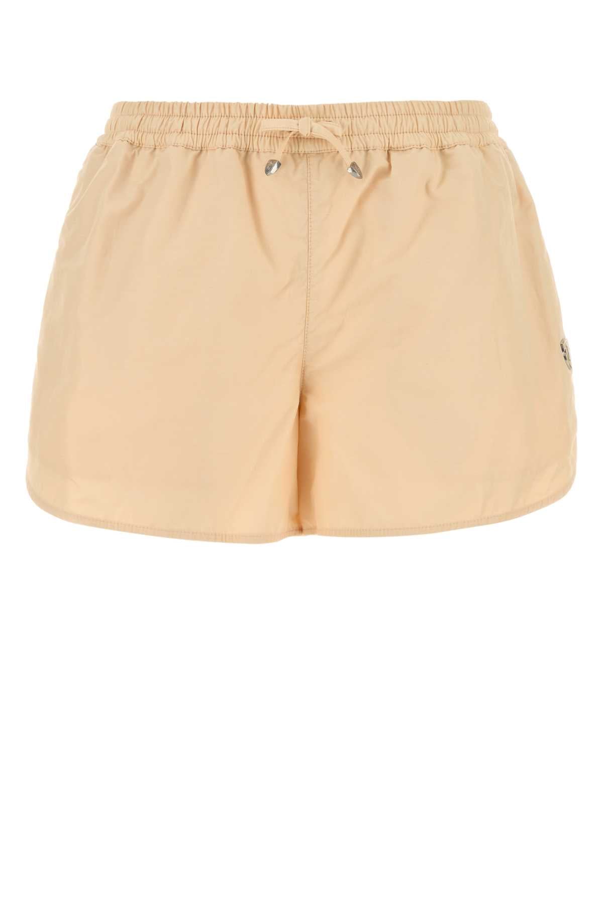 Burberry Nylon-Blend Shorts — Beige