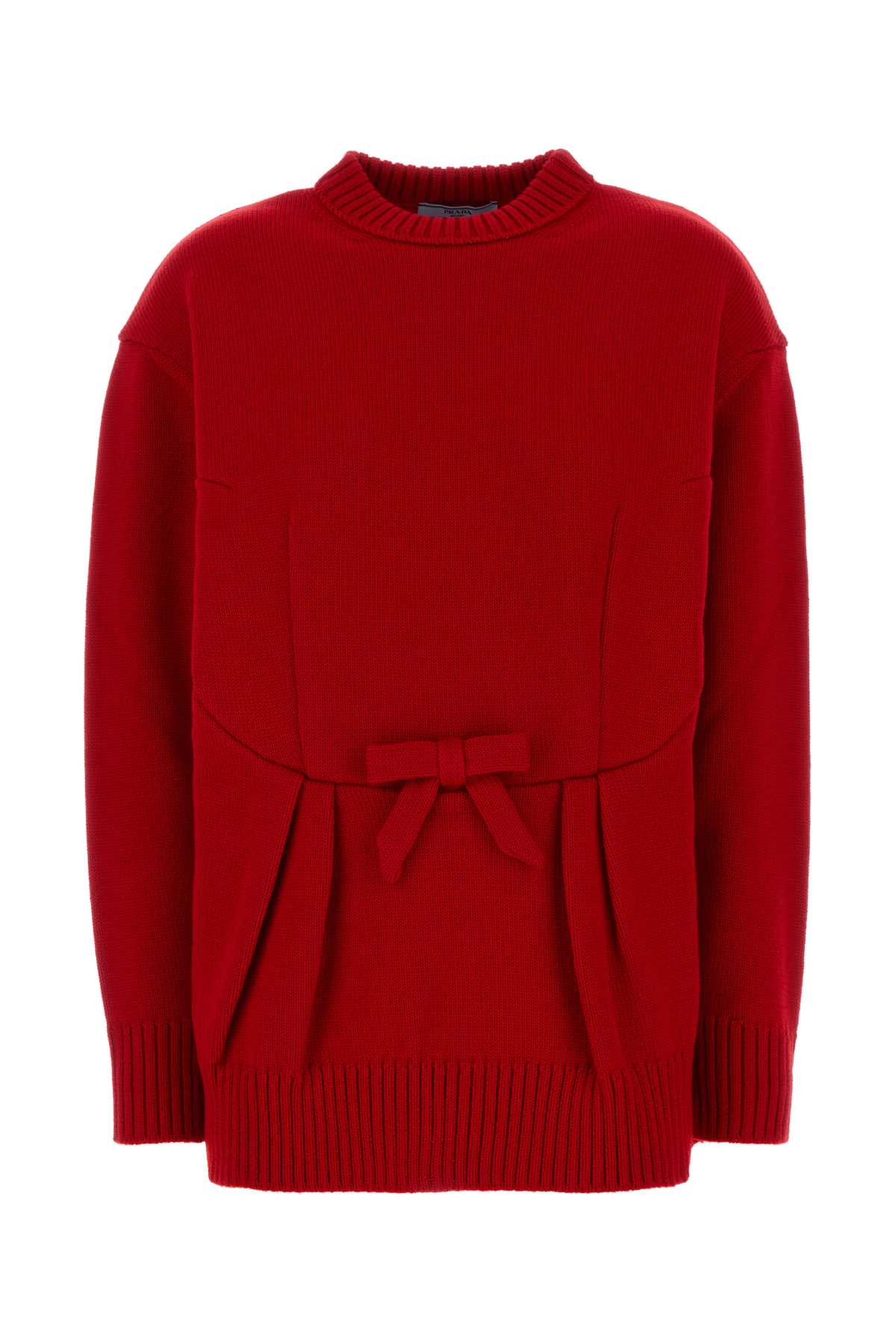 Prada Girocollo Sweater — Red