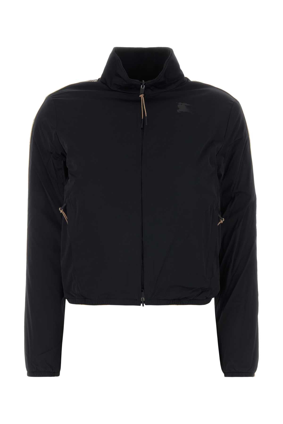 Burberry Stretch Nylon Reversible Jacket — Black