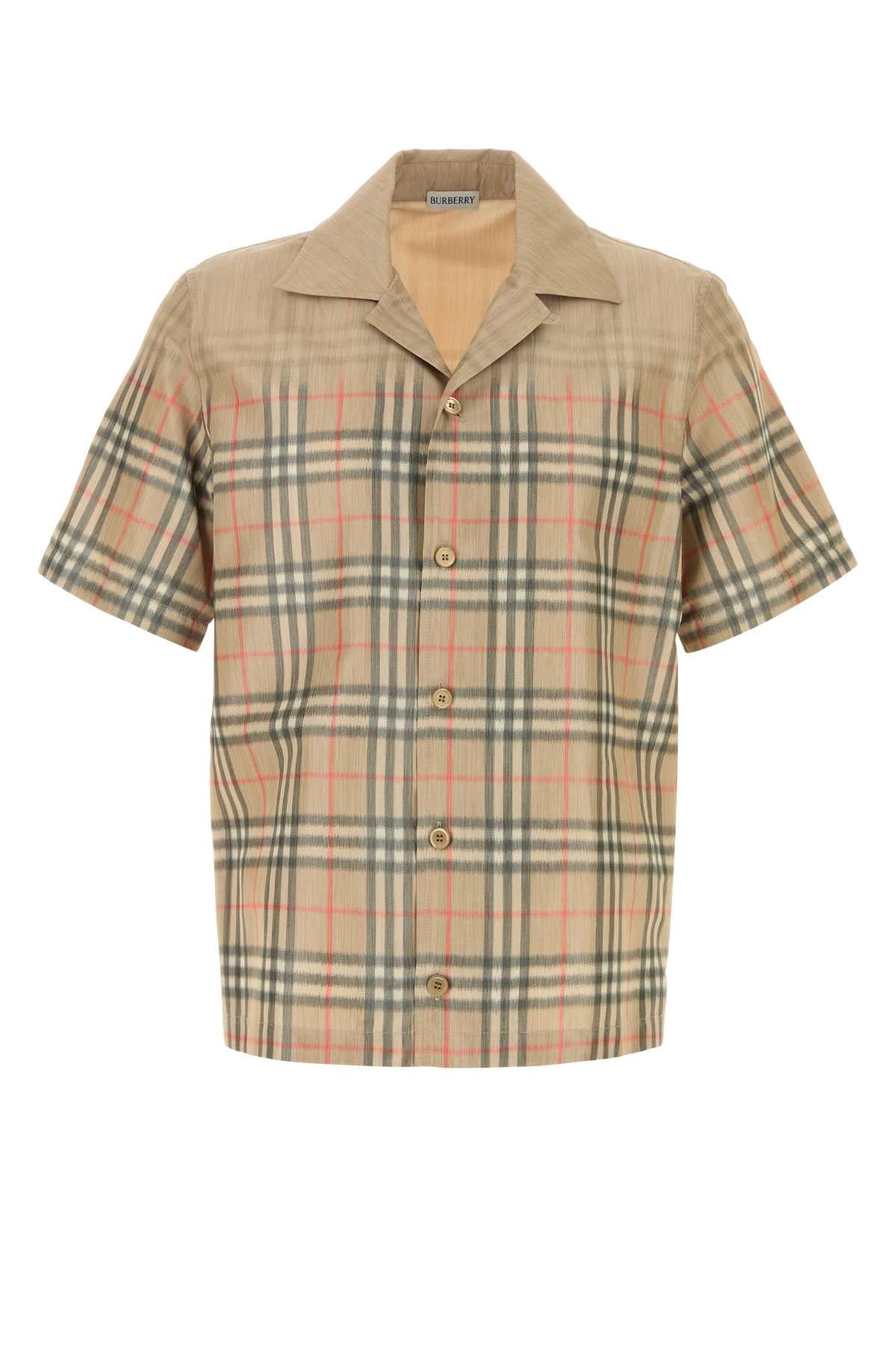 Burberry Hugh Shirt — Beige