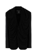 Y Project Draped Hood Blazer — Black