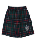 Fendi Kids Tartan Bermuda — Green