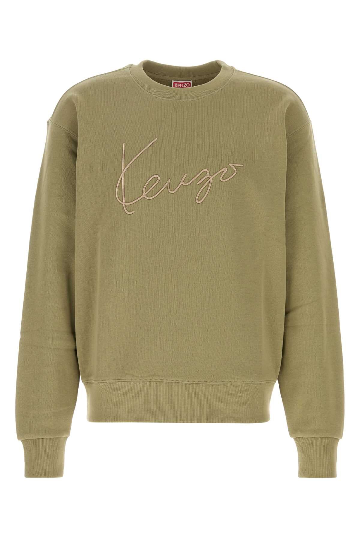 Kenzo Signature Sweatshirt — Khaki
