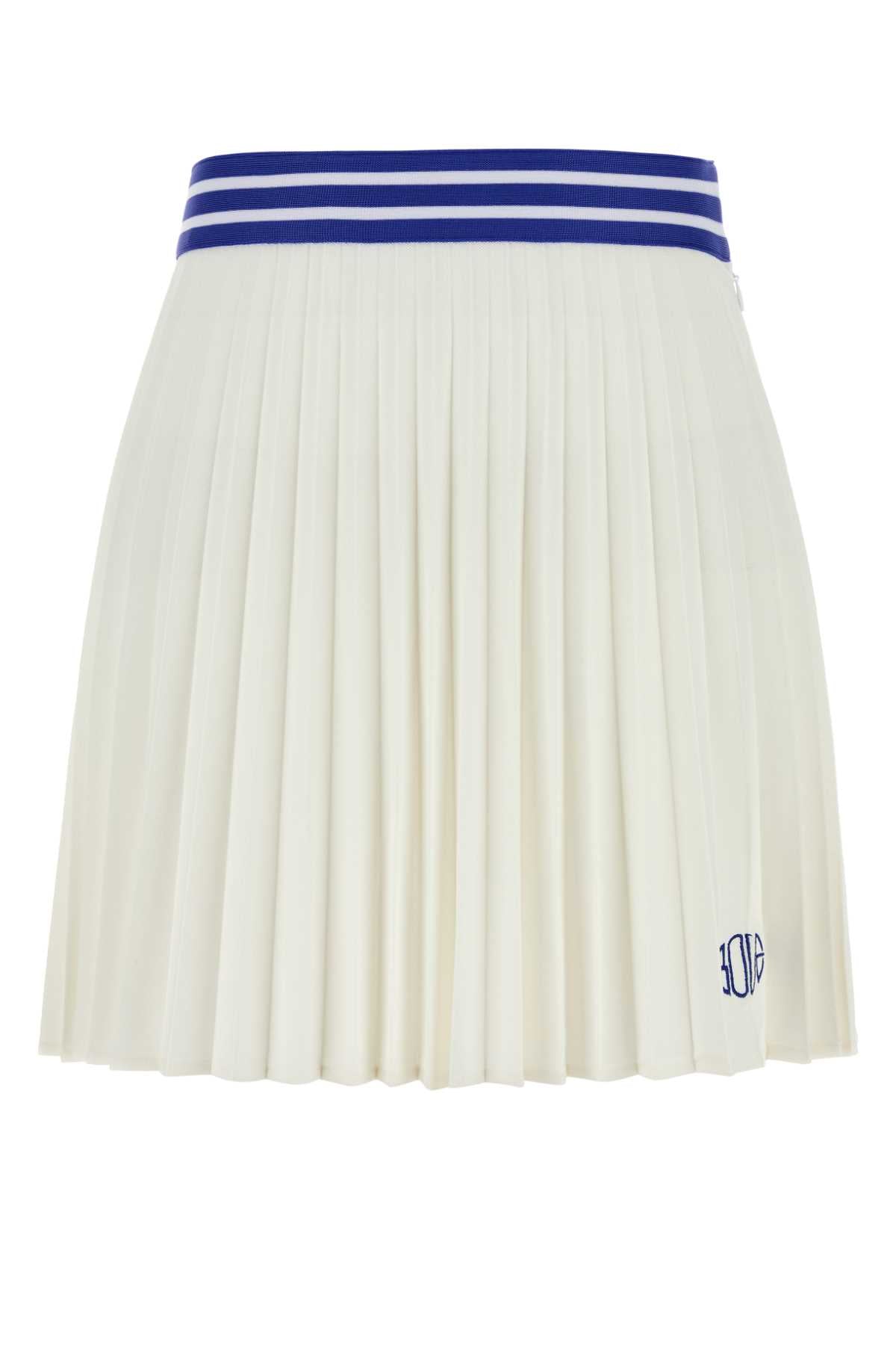 Falda Bode Court — Blanco